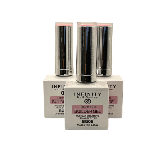 Infinity Nail System - BIAB Gel- Overlay-Structure HEMA/TPO FREE 18ml (BG05) (1pcs)