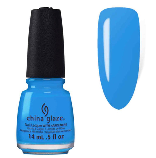 China Glaze - DJ Blue My Mind 0.5oz (#82606)