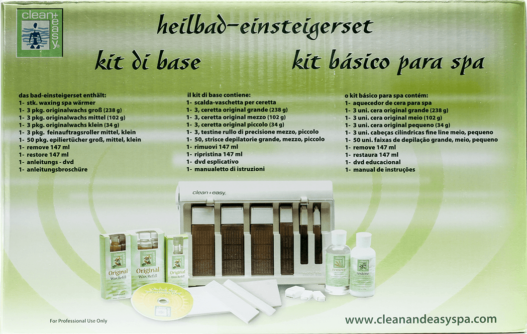 CLEAN AND EASY BASIC WAXING KIT - PERFECT FOR THE STUDENT AND THE BEGINNER ESTHETICIAN