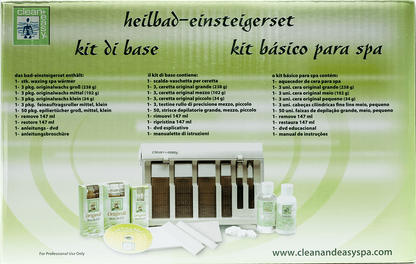 CLEAN AND EASY BASIC WAXING KIT - PERFECT FOR THE STUDENT AND THE BEGINNER ESTHETICIAN