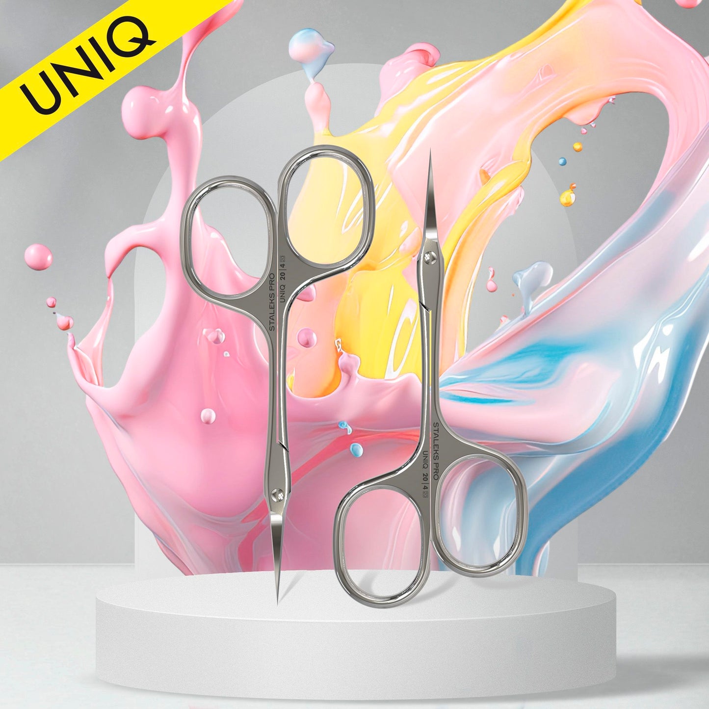 Staleks Pro-Professional cuticle scissors Asymmetric UNIQ 20 TYPE 4