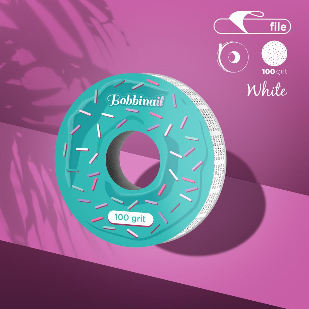 Staleks Pro-Disposable white abrasive tape EXPERT 100 grit for the plastic case