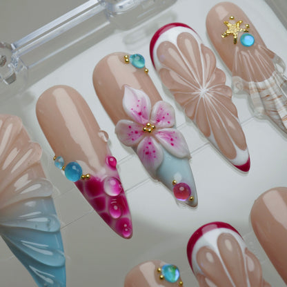 Unimax - Do Nail Art - Shells summer Nails (1pcs)