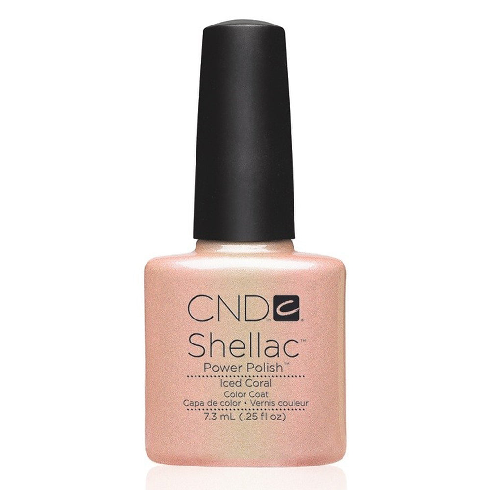 CND Shellac - Iced Coral Gel Polish