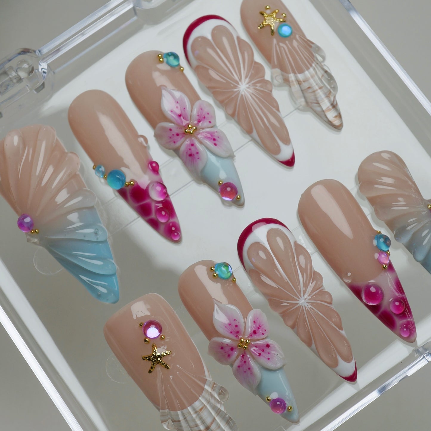 Unimax - Do Nail Art - Shells summer Nails (1pcs)
