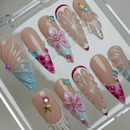 Unimax - Do Nail Art - Shells summer Nails (1pcs)