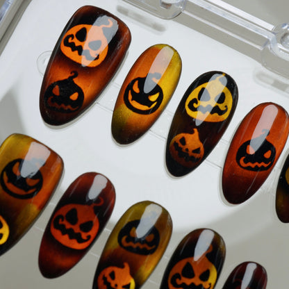 Unimax - Donailsart - Pumpkin Halloween Nails (1pcs)