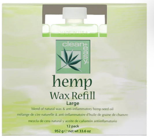 Clean & Easy Hemp Wax Refill 12 pack