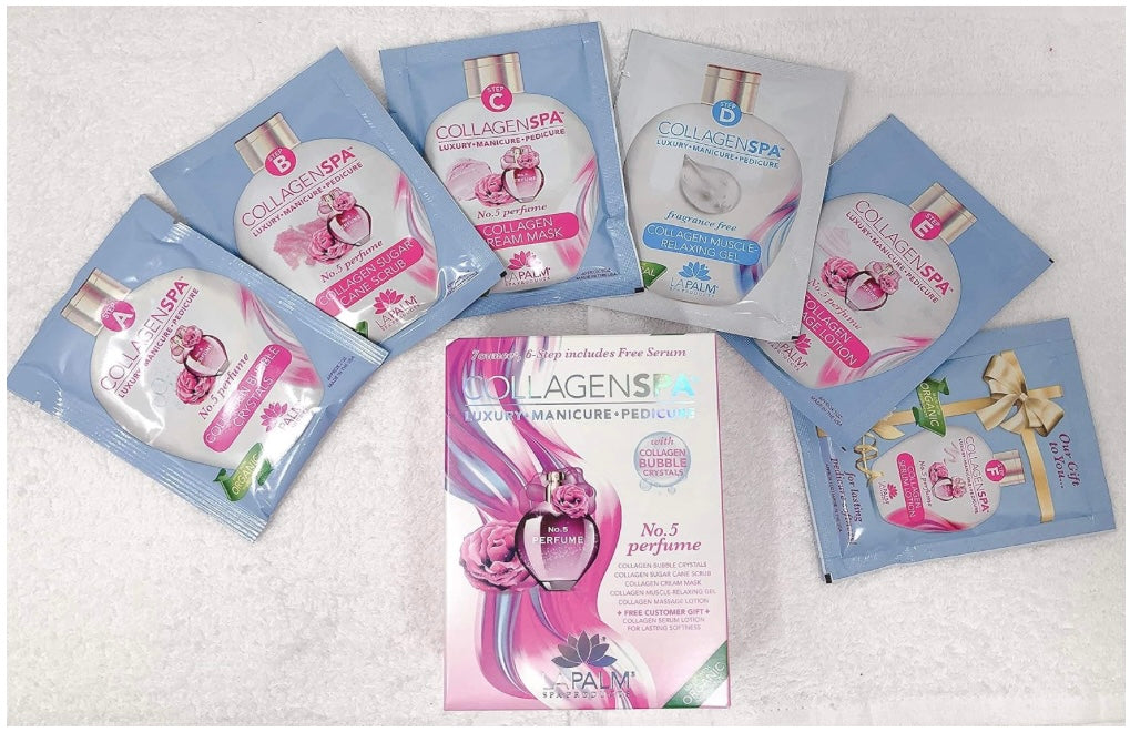 LA PALM Collagen SPA No.5 perfume in a Box 6 in 1
