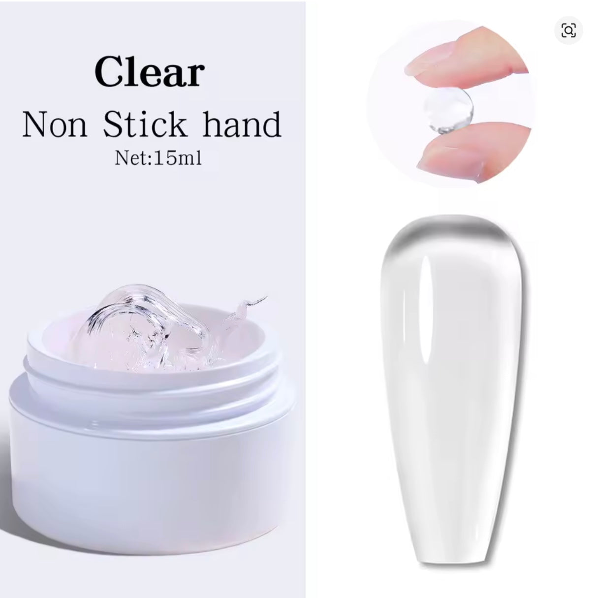 Rino-Nail Extension Gel Jelly/Buillding Gel/3D Gel (color- Clear)01