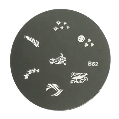 Stamping Nail Art - environmental stamping plate(B-62)