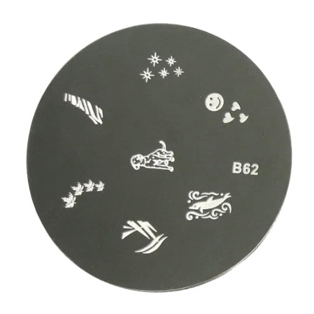 Stamping Nail Art - environmental stamping plate(B-62)