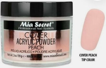 Mia Secret Cover Acrylic (Peach) 2 oz