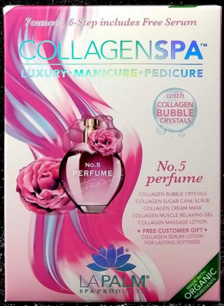 LA PALM Collagen SPA No.5 perfume in a Box 6 in 1