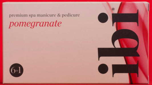 IBI-Pomegranate Premium SPA Manicure & Pedicure 6 in 1 Kit