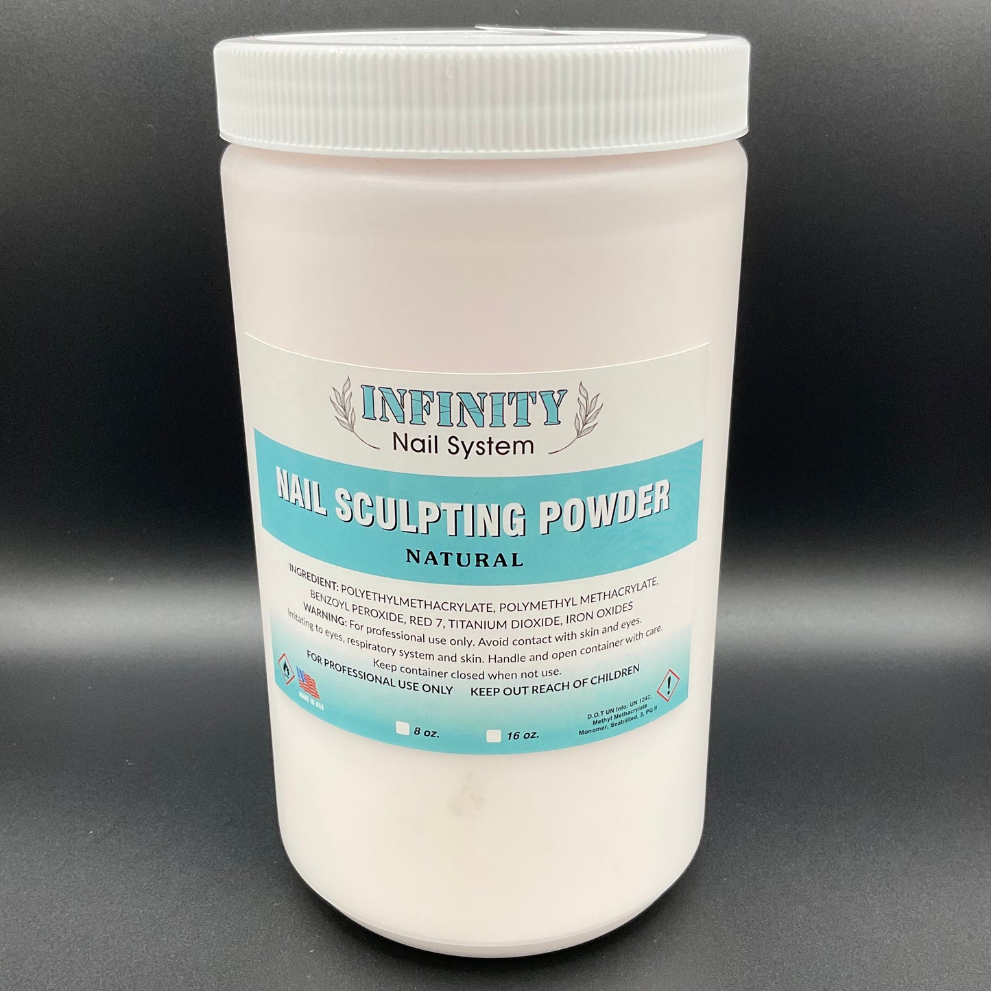 Infinity-Nail Sculpting Powder (Natural/16oz)