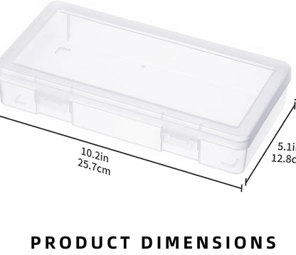 Medium Plastic Nail Craft Organizer, Clear Plastic Storage Containers