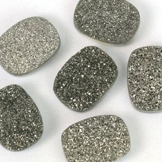 Nail Max-Platinum Druzy Loose Cabochon