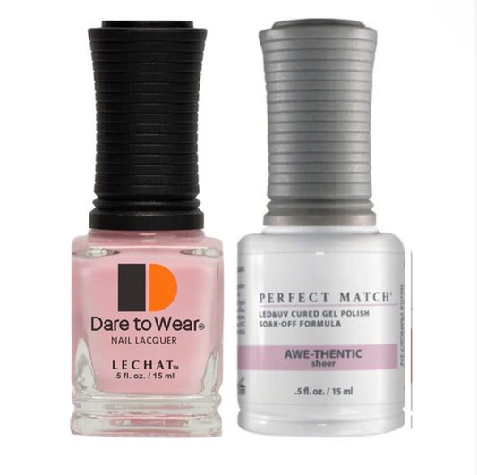 LECHAT - PERFECT MATCH - 073N AWE-THENTIC (GEL & LACQUER) 0.5OZ