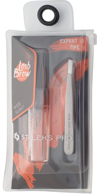 STALEKS PRO EXPERT 10 TYPE 3 EYEBROW TWEEZERS WIDE SLANT TE-10/3