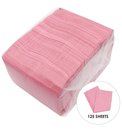 Disposable Nail Art Table Mats / 50Sheets / Pink