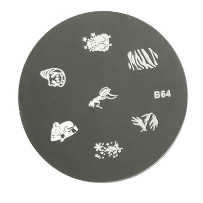 Stamping Nail Art - Insects Stamping (B-64)