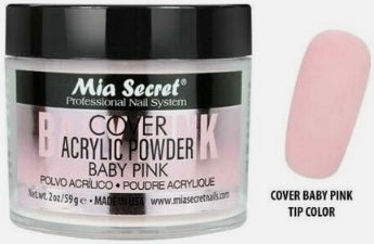 Mia Secret Cover Acrylic Powder (Baby Pink) 2 oz