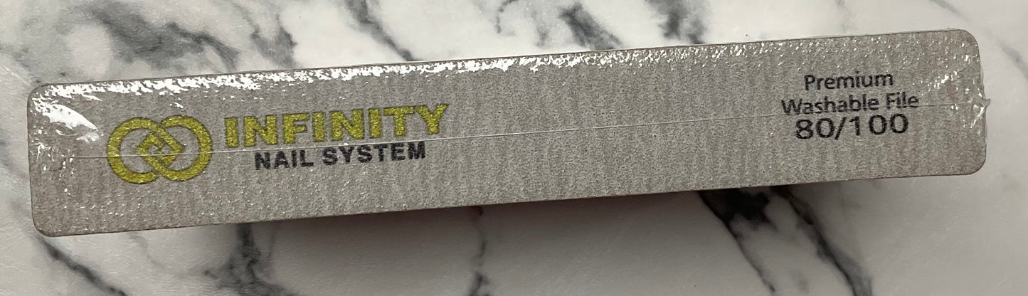 Infinity nail file permiun and washable 80/100 25 pcs/pack