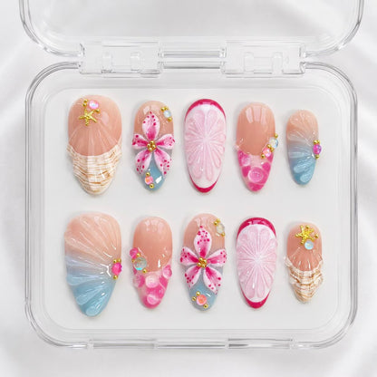 Unimax - Donailsart - Shells summer Nails (1pcs)
