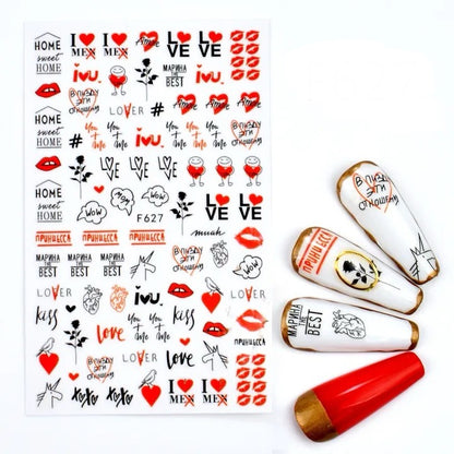 MWBLN Nail stickers,3D Nail Sticker Decal (Z-D5729)