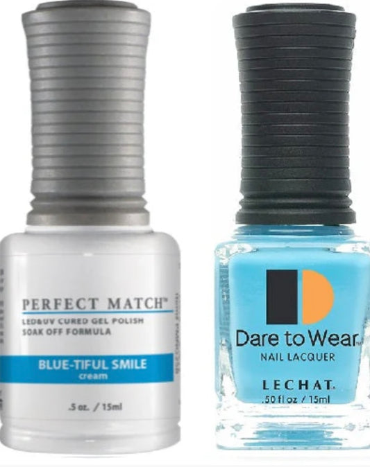 LECHAT - PERFECT MATCH - 258 BLUE-TIFUL SMILE (GEL & LACQUER)