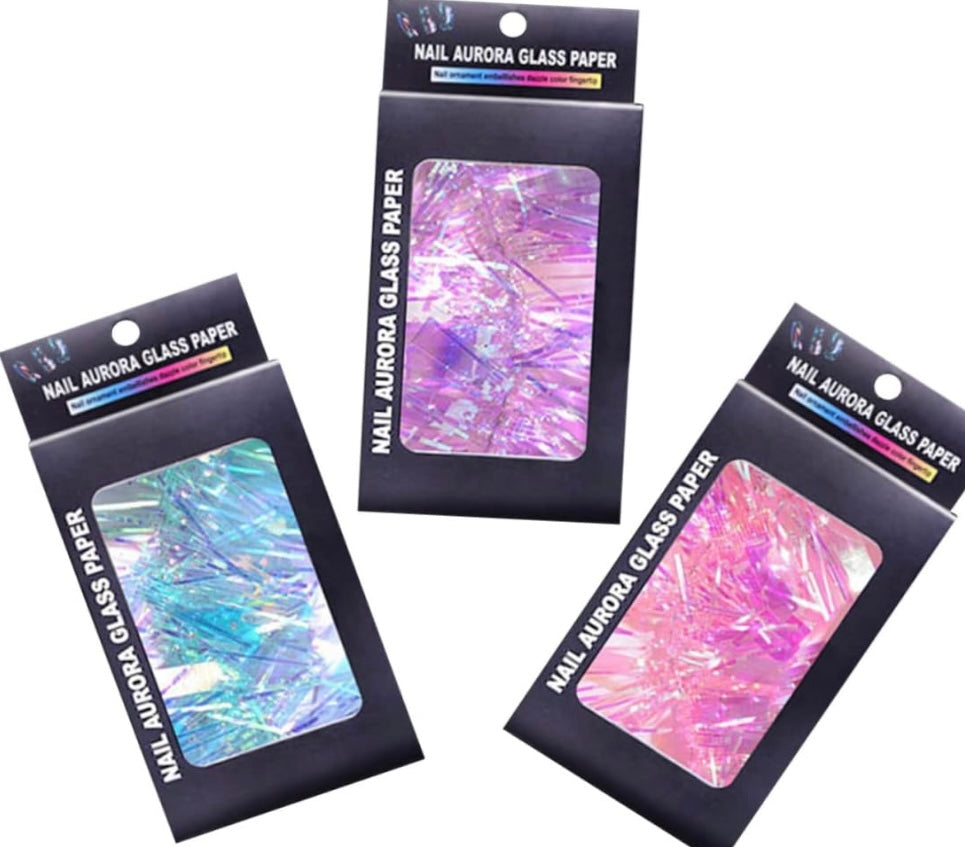 Glitter Stickers Glass Stickers Mirror Stickers Decal Stickers Sparkle Stickers Nail Cellophane