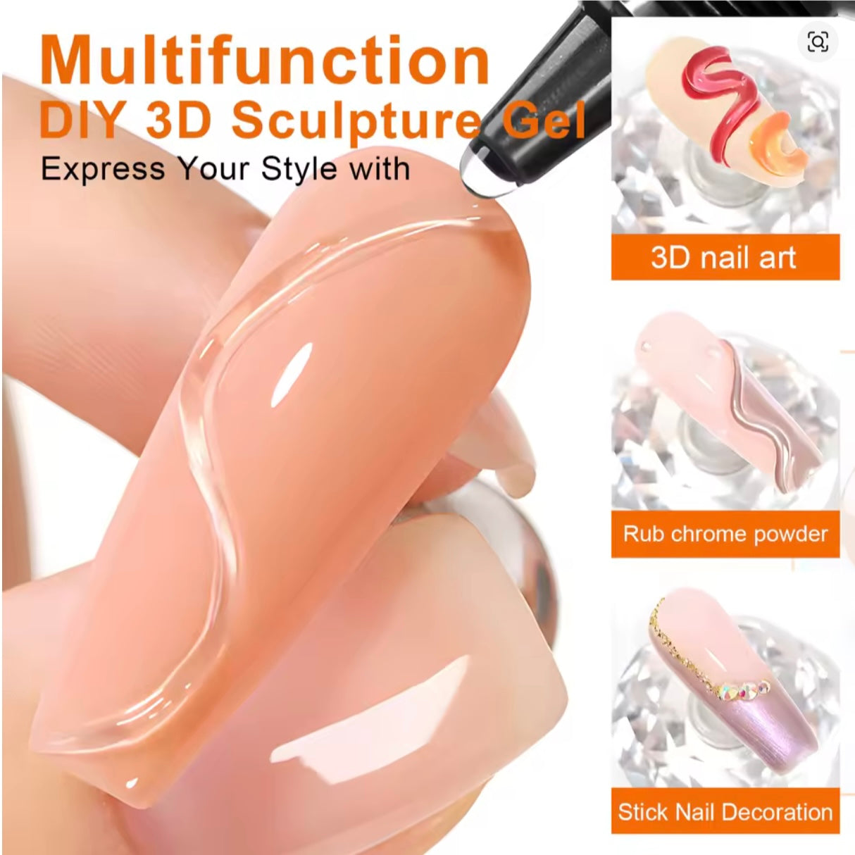 3D Nail Art Gel (10ml)