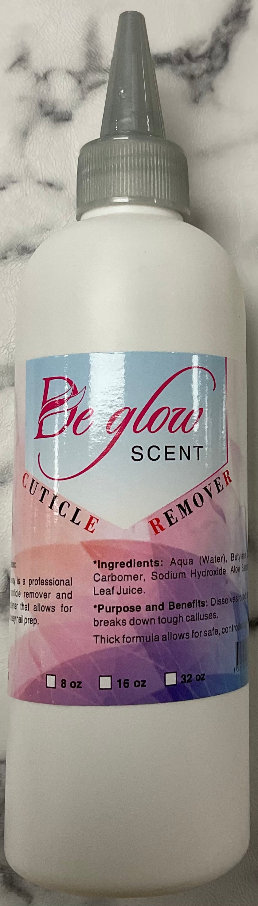 De Glow- Cuticle Remover 8oz (White)