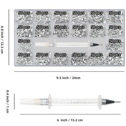 Nail Art Rhinestones(Color- Silver)(#01)