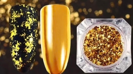 INFINITY - Light Gold Foil Flakes