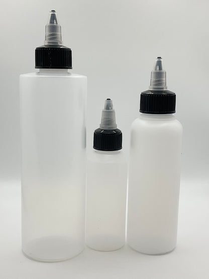 Bottle Empty Squeeze Tubes Leakproof Caps for liquid Storage
(Small)-1 oz