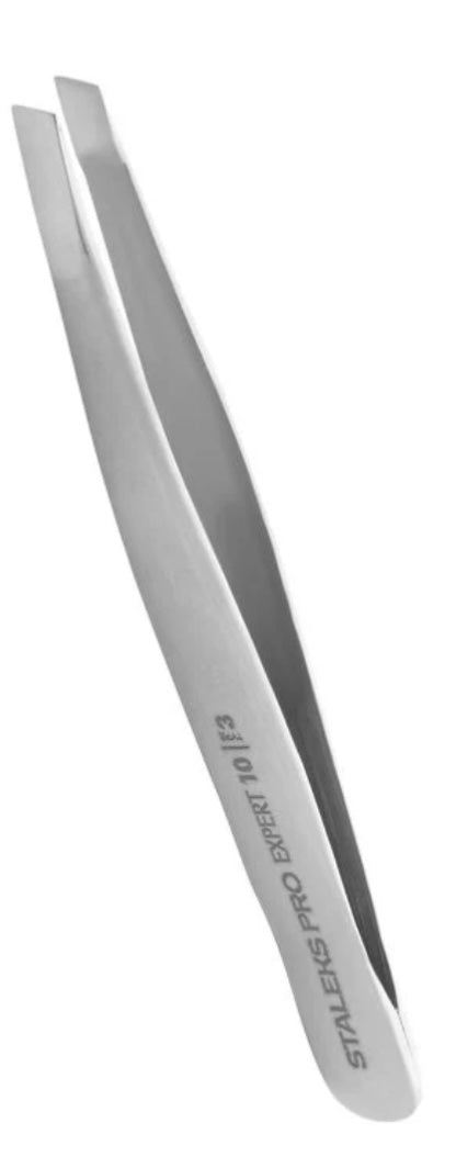 STALEKS PRO EXPERT 10 TYPE 3 EYEBROW TWEEZERS WIDE SLANT TE-10/3