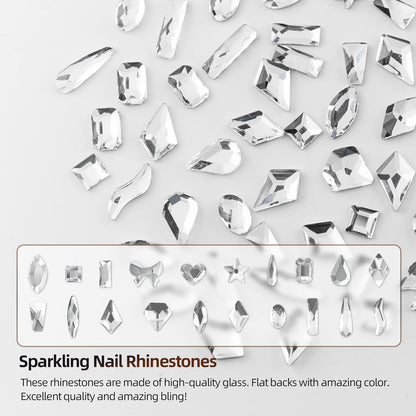 Nail Art Rhinestones(Color- Silver)(#01)
