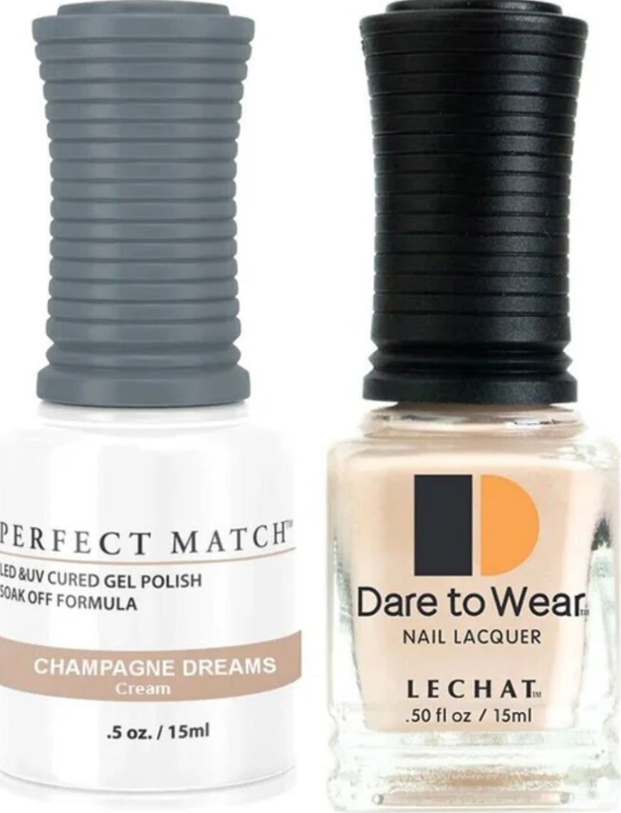 Lechat Perfect match Duo Gel & Lacquer Champagne Dreams PMS262