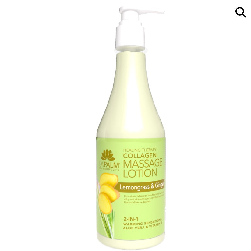 LAPALM Healing Therapy Massage Lotion Lemongrass & Ginger