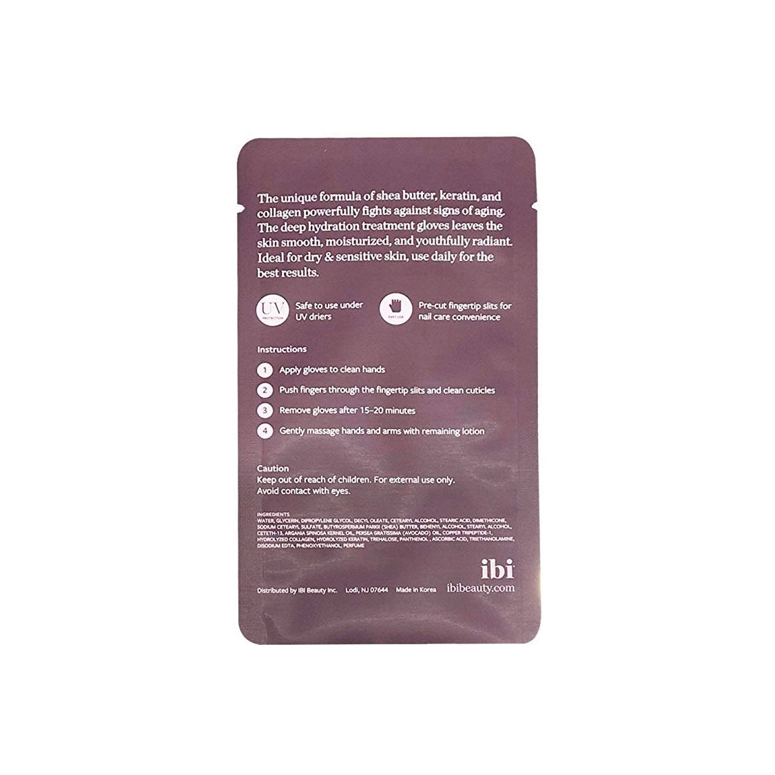 IBI Hand & Nail Care Moisturizing Half Finger Hand Gloves (1 Pair)