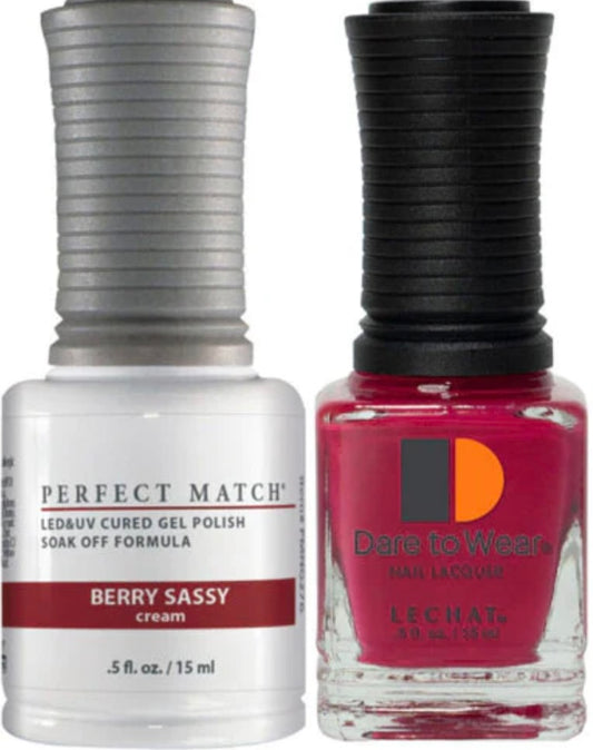 LECHAT - PERFECT MATCH - 276 BERRY SASSY (GEL & LACQUER) 0.5OZ