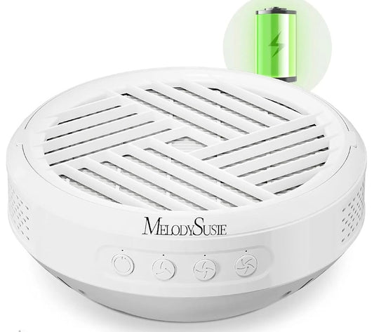 MelodySusie Rechargeable Nail Dust Collector (White)