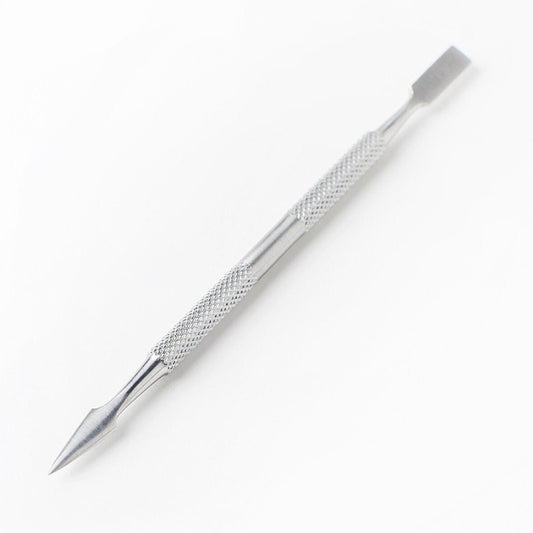 Infinity- CUTICLE PUSHER By Modern Vibe - 1PC Dual Head Cuticle Pusher, Manicure and Pedicure Tool, Surgical Stainless Steel,