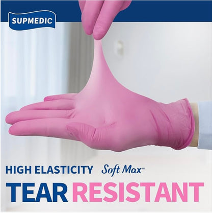 Nitrile Disposable Gloves, Medical Grade, Multi Purpose, Heavy Duty 100pcs (S)