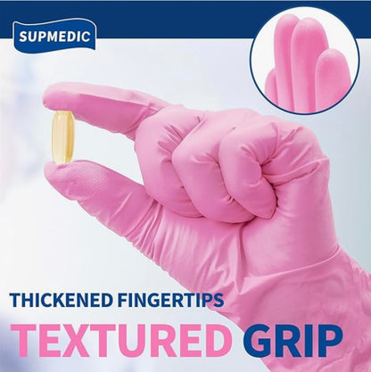 Nitrile Disposable Gloves, Medical Grade, Multi Purpose, Heavy Duty 100pcs (S)