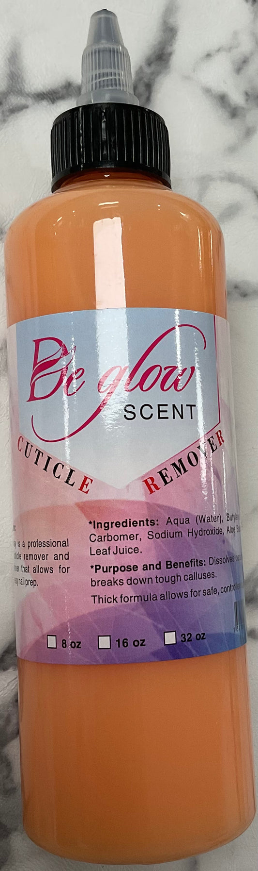 De Glow- Cuticle Remover 8oz (Orange)