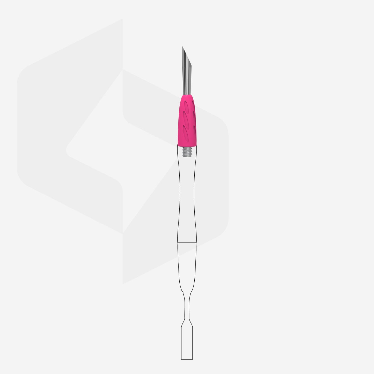 Staleks Pro-Working part of the pusher Combo UNIQ 12 beveled pusher