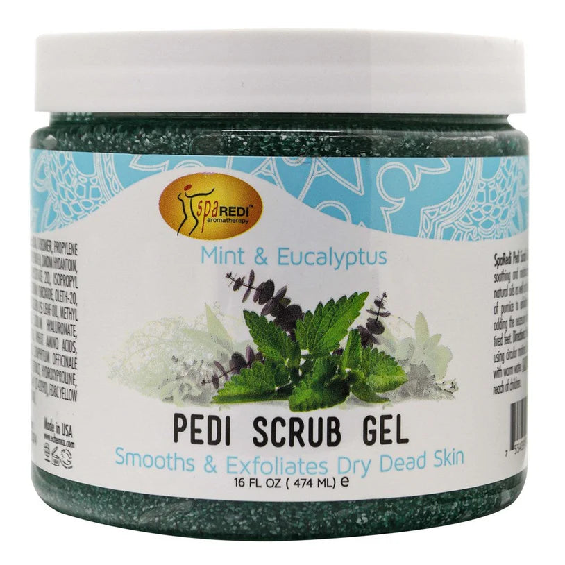 Spa Redi Sugar Scrub 16oz - Mint and Eucalyptus